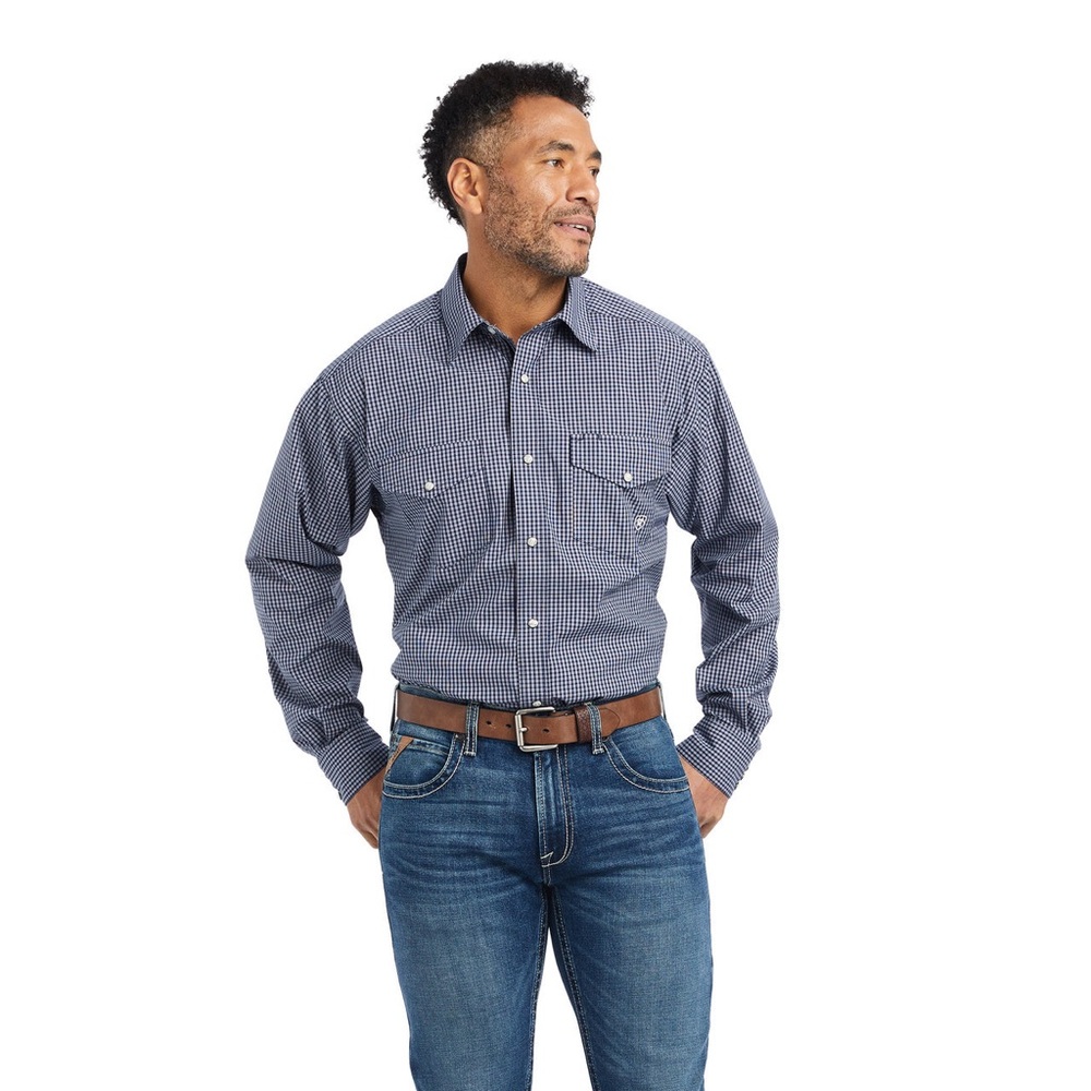 Ariat Men's Pro Series Giovani Classic Fit Pearl Snap Shirt size S